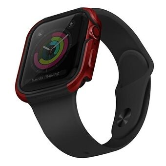 UNIQ hoesje voor Valencia Apple Watch Series 4/5/6 / SE 44mm. rood / karmozijnrood