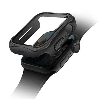 UNIQ Torres Apple Watch Series 4/5/6 / SE 40 mm kast. zwart / middernacht zwart