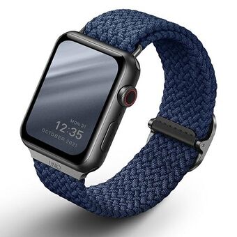 UNIQ Aspen Apple Watch 40/38 / 41mm Gevlochten blauw / oxford blauw