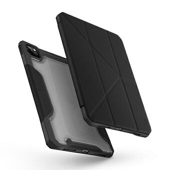 UNIQ-hoes voor Trexa iPad Pro 11 "2021/2020 Antimicrobieel zwart / zwart
