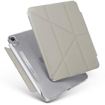 UNIQ case Camden iPad Mini (2021) grijs / fossiel grijs Antimicrobieel