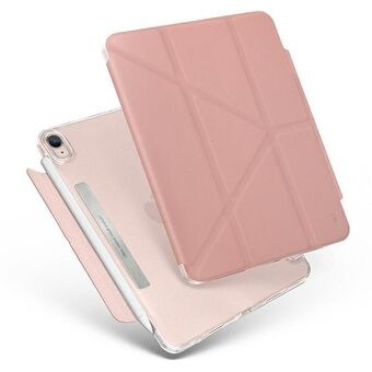 UNIQ hoesje Camden iPad Mini (2021) roze/peony/roze Antimicrobieel