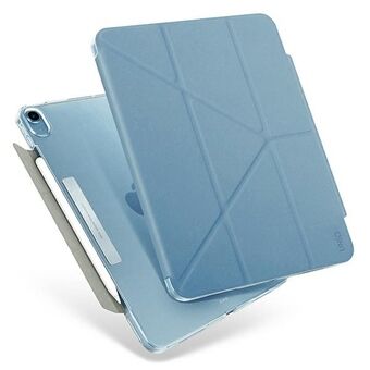 UNIQ-etui voor iPad Air 10,9" (2022/2020) in het blauw met antimicrobiële werking.