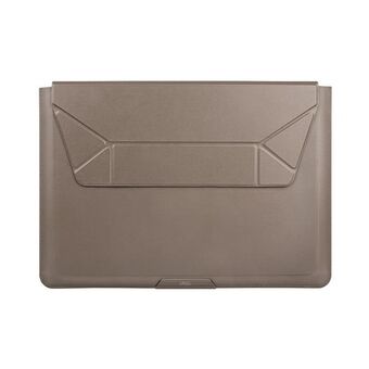 UNIQ-etui Oslo laptoptas 14" grijs/steen grijs