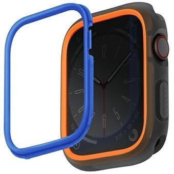 UNIQ kast Moduo Apple Watch Series 4/5/6/7/8/SE/SE2 44/45 mm oranje-blauw/oranje-blauw