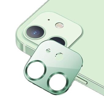 USAMS cameralens glas iPhone 12 metaal groen/groen BH703JTT04 (US-BH703)