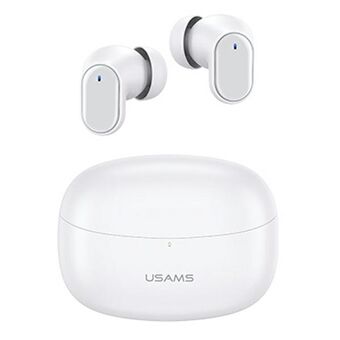 USAMS Bluetooth 5.1 TWS hoofdtelefoon BH-serie draadloos wit/wit BHUBH02
