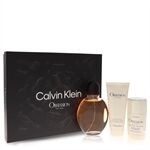 Obsession by Calvin Klein - Gift Set -- 4.2 oz Eau De Toilette Spray + 3.4 oz After Shave Balm + 2.6 oz Deodorant Stick - voor mannen