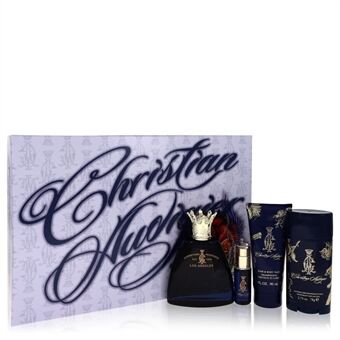 Christian Audigier by Christian Audigier - Gift Set -- 3.4 oz Eau De Toilette Spray + .25 oz MIN EDT + 3 oz Body Wash + 2.75 Deodorant Stick - voor mannen