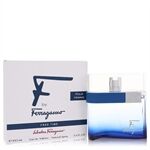 F Free Time by Salvatore Ferragamo - Eau De Toilette Spray 100 ml - voor mannen