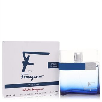 F Free Time by Salvatore Ferragamo - Eau De Toilette Spray 100 ml - voor mannen