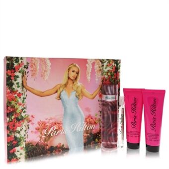 Paris Hilton by Paris Hilton - Gift Set -- 3.4 oz Eau De Parfum Spray + 3 oz Body Lotion + 3 oz Shower Gel + .34 oz  Mini EDP Spray - voor vrouwen