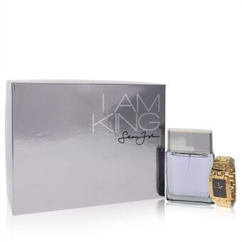 I Am King by Sean John - Gift Set -- 3.4 oz Eau De Toilette Spray + Watch - voor mannen