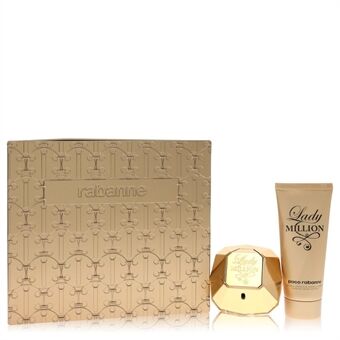 Lady Million by Paco Rabanne - Gift Set -- 2.7 oz Eau De Parfum Spray + 3.4 oz Body Lotion - voor vrouwen
