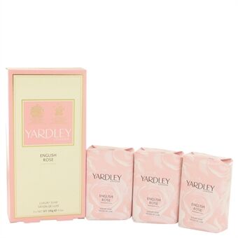 English Rose Yardley by Yardley London - 3 x 104 ml  Luxury Soap 104 ml - voor vrouwen