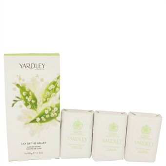 Lily of The Valley Yardley by Yardley London - 3 x 104 ml Soap 104 ml - voor vrouwen