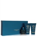 Versace Eros by Versace - Gift Set -- .17 oz Mini EDT + .8 oz Shower Gel + .8 oz After Shave Balm - voor mannen