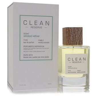 Clean Smoked Vetiver by Clean - Eau De Parfum Spray 100 ml - voor vrouwen