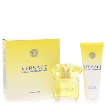 Versace Yellow Diamond by Versace - Gift Set -- 3 oz Eau De Toilette Spray + 3.4 oz Body lotion - voor vrouwen