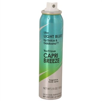 Designer Imposters Capri Breeze by Parfums De Coeur - Body Spray (Tester) 75 ml - voor vrouwen
