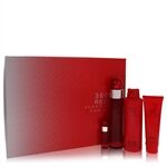 Perry Ellis 360 Red by Perry Ellis - Gift Set -- 3.4 oz Eau De Toilette Spray + .25 oz Mini EDT Spray + 6 oz Body Spray + 3 oz Shower Gel - voor mannen