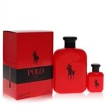 Polo Red by Ralph Lauren - Gift Set -- 4.2 oz Eau De Toilette Spray + 0.5 oz Mini EDT - voor mannen