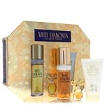 White Diamonds by Elizabeth Taylor - Gift Set -- 1 oz Eau De Toilette Spray + .12 oz Min EDP + 1.7 oz Body Lotion - voor vrouwen
