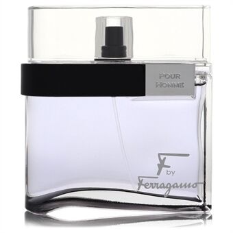 F Black by Salvatore Ferragamo - Eau De Toilette Spray (unboxed) 100 ml - voor mannen