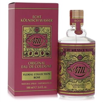 4711 Floral Collection Rose by 4711 - Eau De Cologne Spray (Unisex) 100 ml - voor mannen