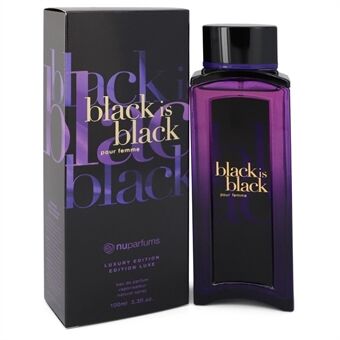 Black is Black by Nu Parfums - Eau De Parfum Spray 100 ml - voor vrouwen