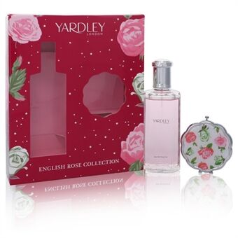 English Rose Yardley by Yardley London - Gift Set -- 4.2 oz Eau De Toilette Spray + Compact Mirror - voor vrouwen