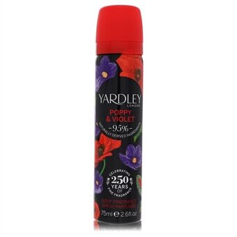 Yardley Poppy & Violet by Yardley London - Body Fragrance Spray 77 ml - voor vrouwen