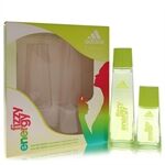 Adidas Fizzy Energy by Adidas - Gift Set -- 2.5 oz Eau De Toilette Spray + 1 oz Eau De Toilette Spray - voor vrouwen