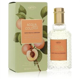 4711 Acqua Colonia White Peach & Coriander by 4711 - Eau De Cologne Spray (Unisex) 50 ml - voor vrouwen