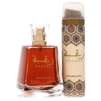 Lattafa Raghba   by Lattafa - Eau De Parfum Spray Plus 1.7 Oz Deodorant Spray (Unboxed) 100 ml - voor mannen