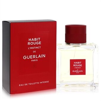 Habit Rouge L\'instinct by Guerlain - Eau De Toilette Intense Spray 50 ml - voor mannen