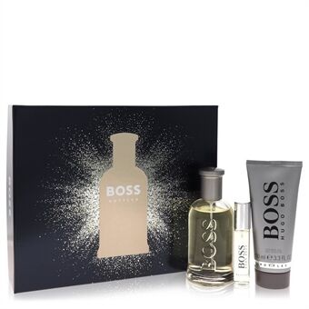 Boss No. 6 by Hugo Boss - Gift Set -- 3.3 oz Eau De Toilette Spray + 0.3 oz Mini EDT Spray  + 3.4 oz Shower Gel - voor mannen