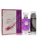 Lattafa Mahasin Crystal Violet by Lattafa - Eau De Parfum Spray with 1.7 oz Deodorant Spray 100 ml - voor vrouwen