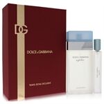 Light Blue by Dolce & Gabbana - Gift Set -- 3.4 oz Eau De Toilette Spray + .33 oz EDT Spray Travel Exclusive - voor vrouwen