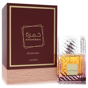 Lattafa Khamrah Dukhan by Lattafa - Eau De Parfum Spray (Unisex) 100 ml - voor mannen