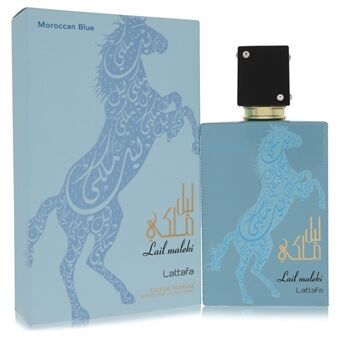 Lattafa Lail Maleki Morrocan Blue by Lattafa - Eau De Parfum Spray (Unisex) 100 ml - voor mannen