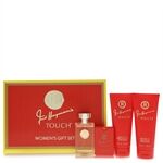 Touch by Fred Hayman - Gift Set -- 3.4 oz Eau De Toilette Spary + 6.7 oz Body Lotion + 6.7 oz Shower Gel + 0.61 oz Pocket Soray - voor vrouwen