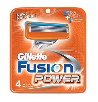 Gillette Fusion Power Scheermesjes - 4 St.