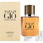 Giorgio Armani Acqua di Giò Absolu - Eau de Parfum - Geurmonster - 2 ml