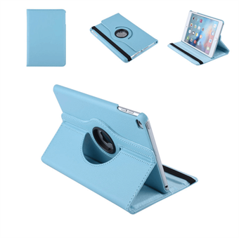 Denemarken\'s goedkoopste 360 roterende hoes voor iPad Mini 4 / iPad Mini 5 - lichtblauw