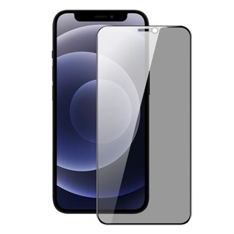 iPhone 12 Mini Privacy Schermbescherming - Zwarte Rand