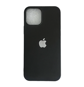 iPhone 12 / iPhone 12 Pro Siliconen Cover - Zwart