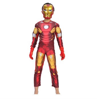 Iron Man - Avengers - Kostuum Kinderen - Incl. Masker + Pak - Klein (110-120 cm)