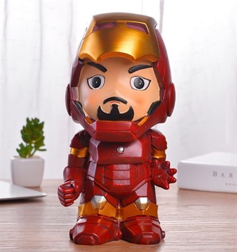 Spaarvarken met Ironman - Decoratief figuur - Superheld