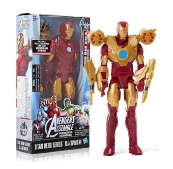 Iron Man Avengers Titan Hero Blast Gear Figuur - 30 cm